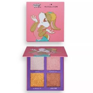 Revolution Looney Tunes Highlighter Palette - Pink and Gold